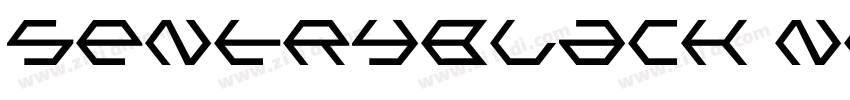 SentryBlack Normal字体转换